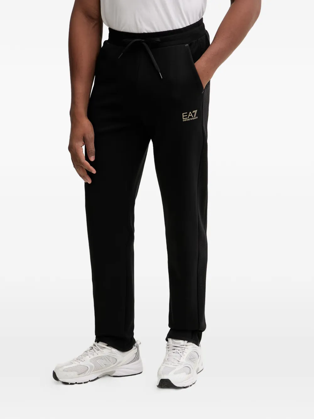 Ea7 Emporio Armani Sweater met logoprint Zwart