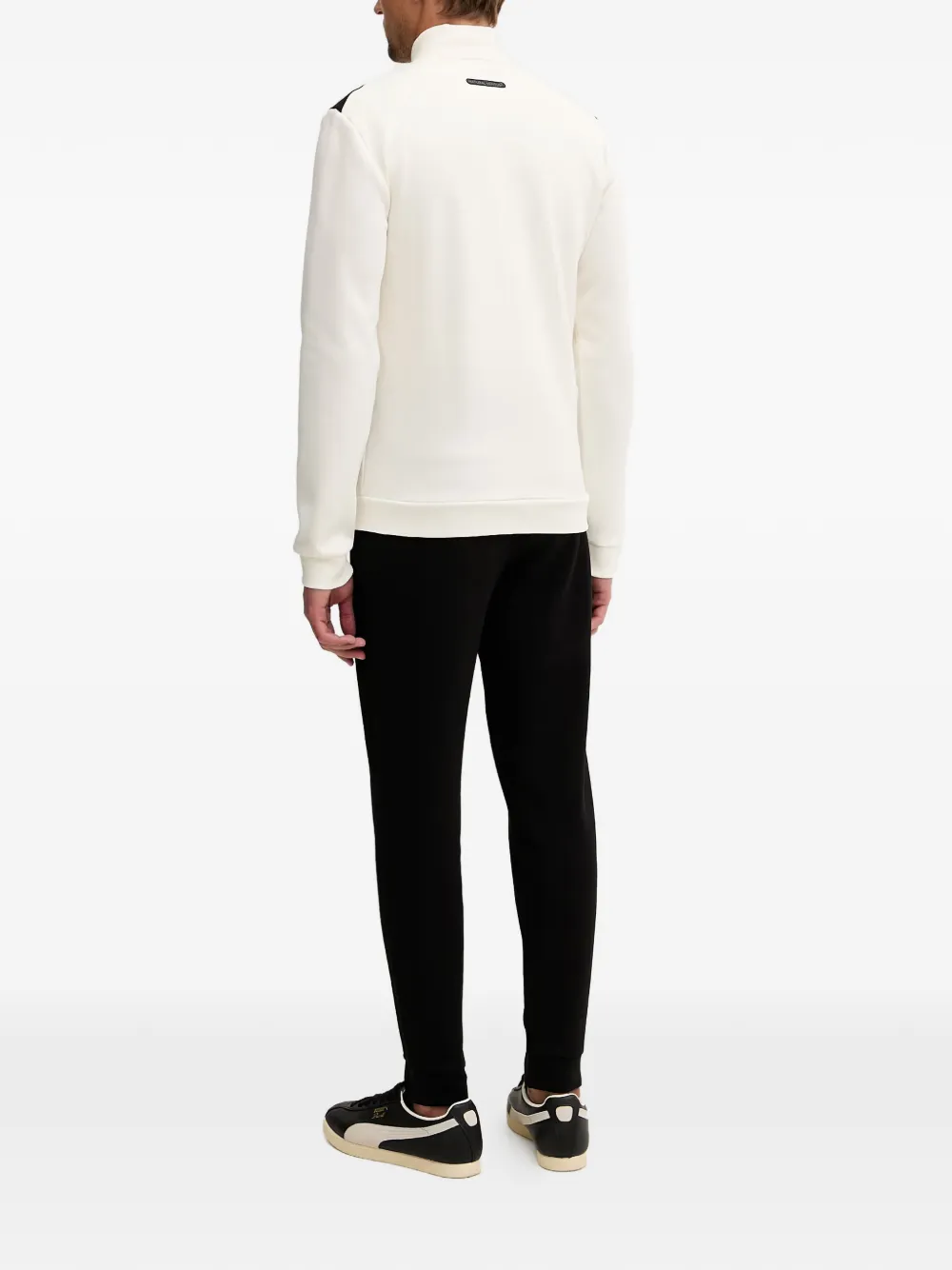 Ea7 Emporio Armani Sweater met logoprint Beige