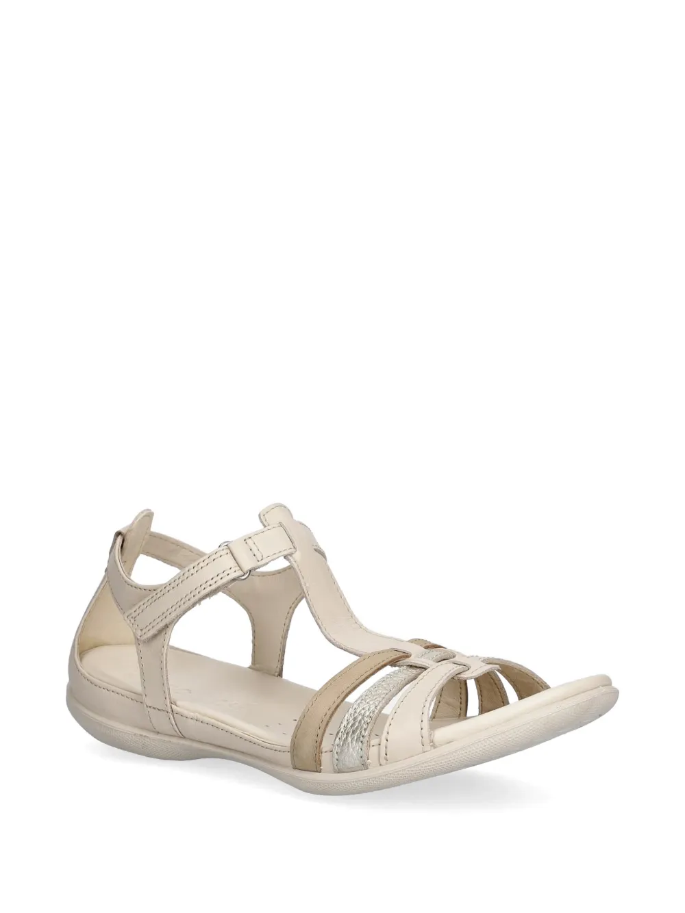 ECCO multi-strap leather sandals Beige