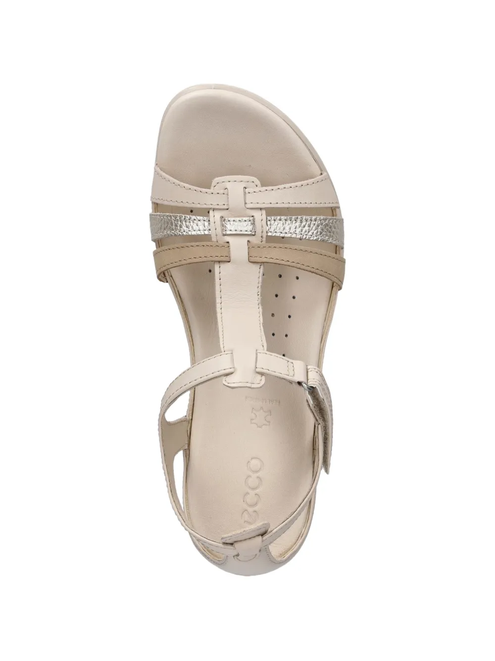 ECCO multi-strap leather sandals Beige