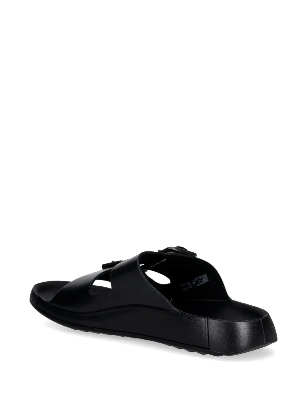 ECCO Cozmo buckle-fastening slides Zwart