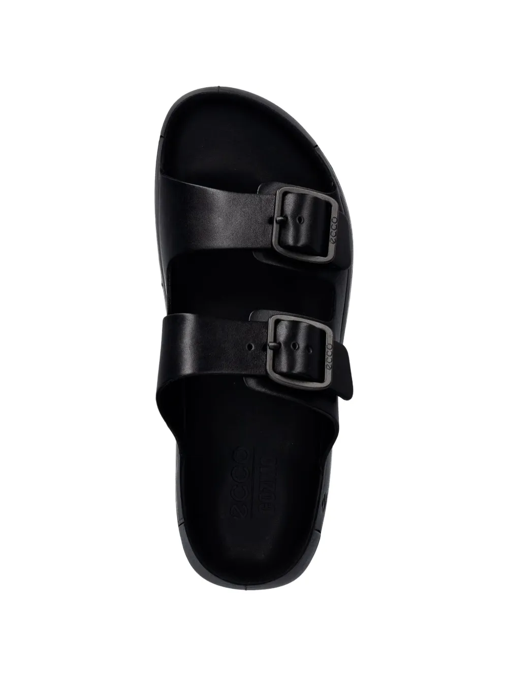 ECCO Cozmo buckle-fastening slides Zwart