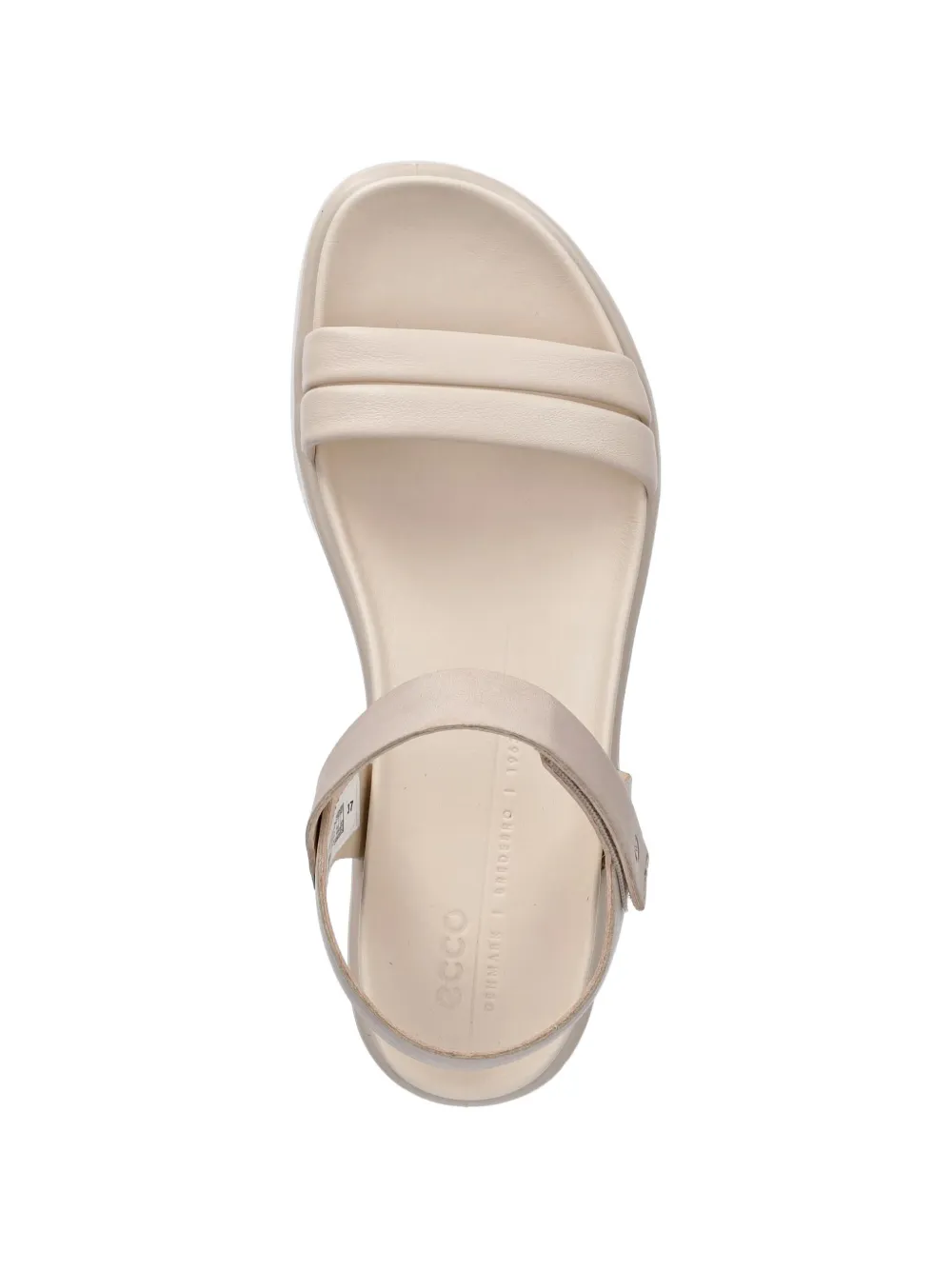 ECCO Flowt Wedge Lx touch-strap wedge sandals Beige