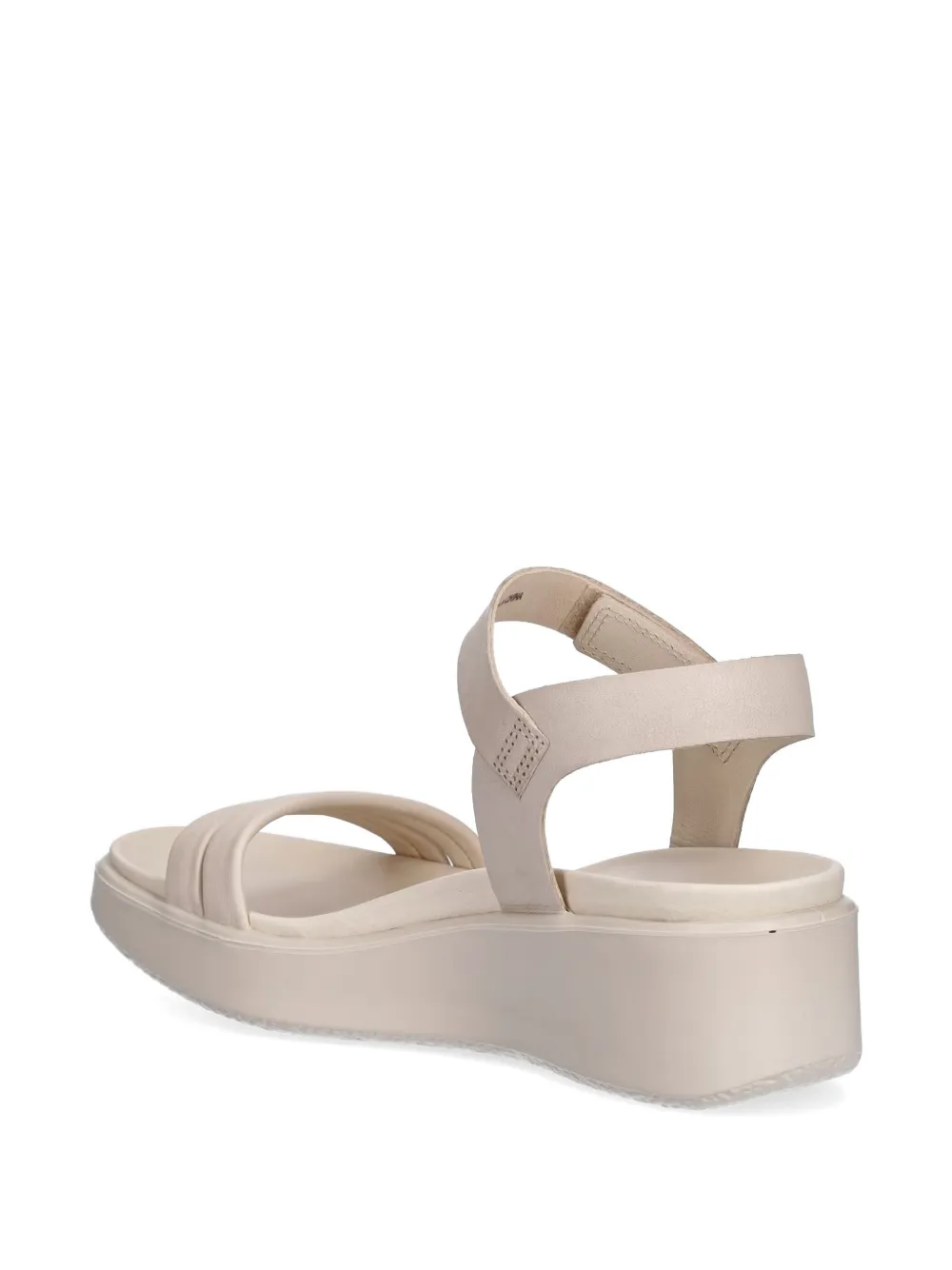 ECCO Flowt Wedge Lx touch-strap wedge sandals Beige