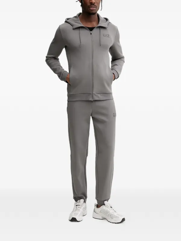 Ea7 Emporio Armani ジップアップ パーカー | グレー | FARFETCH JP