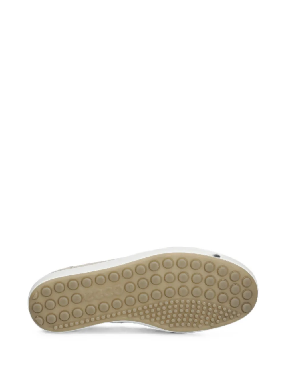 ECCO Soft 7 metallic leather sneakers Goud