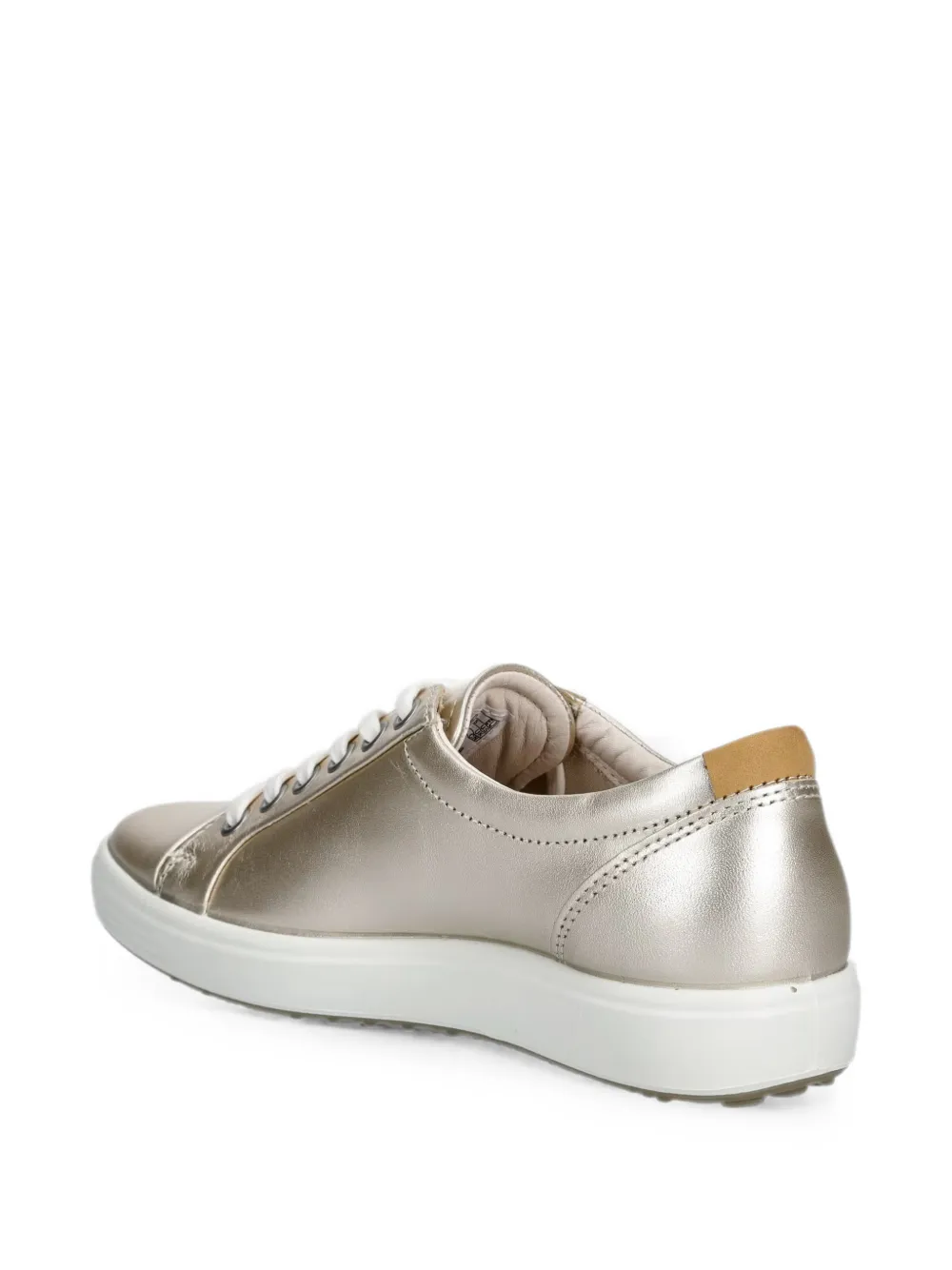 ECCO Soft 7 metallic leather sneakers Goud