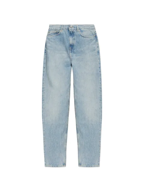 SAMSOE SAMSOE faded-wash jeans