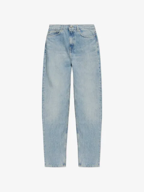 SAMSOE SAMSOE faded-wash jeans