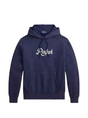 Ralph Lauren RRL two-tone Cotton Hoodie | Blue | FARFETCH UK