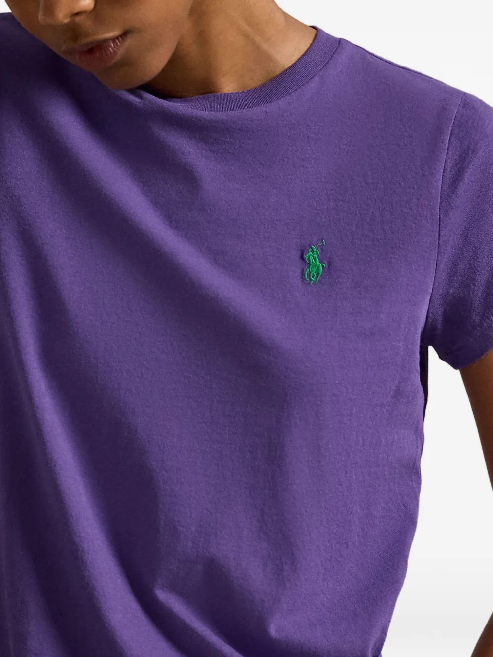 Polo Ralph Lauren T-shirt met geborduurd logo Paars