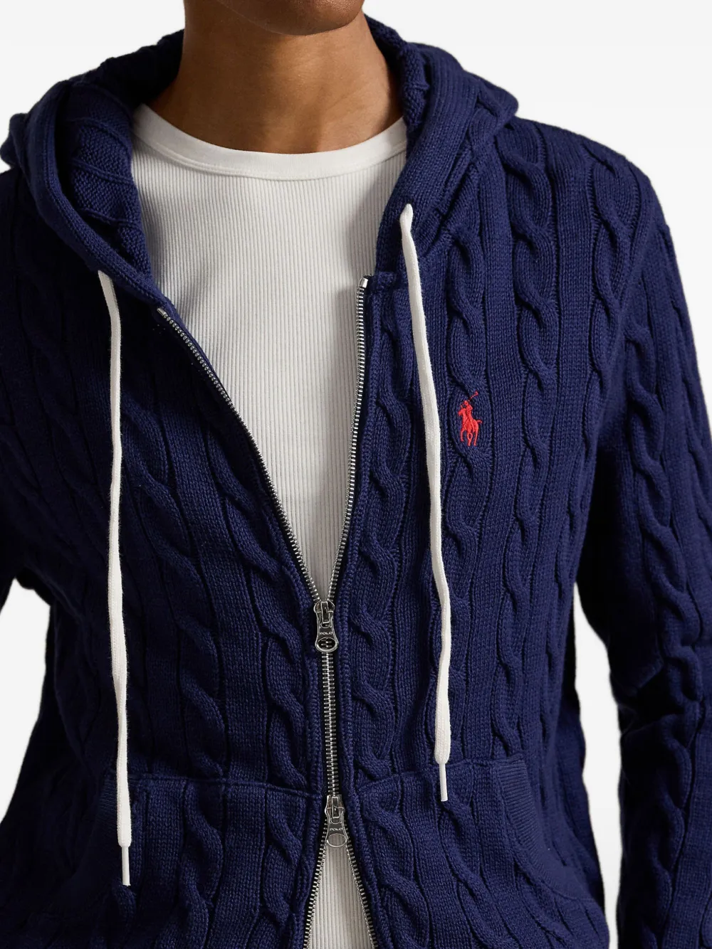 Polo Ralph Lauren Kabelgebreide sweater Blauw