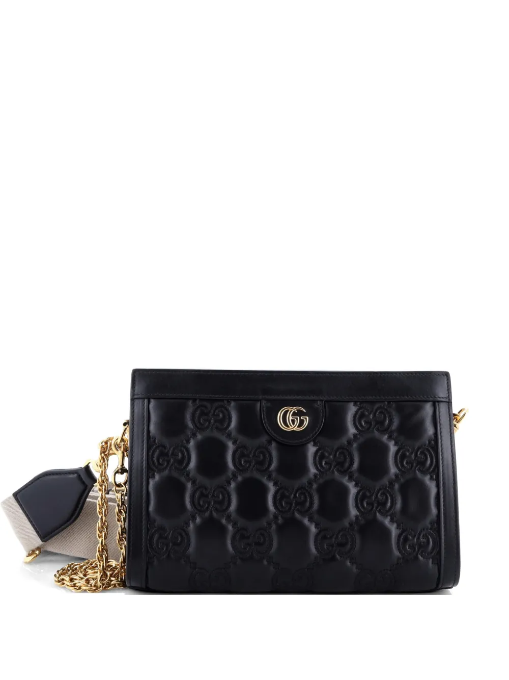Gucci Pre-Owned GG GG Matelasse Leather Small shoulder bag - Nero
