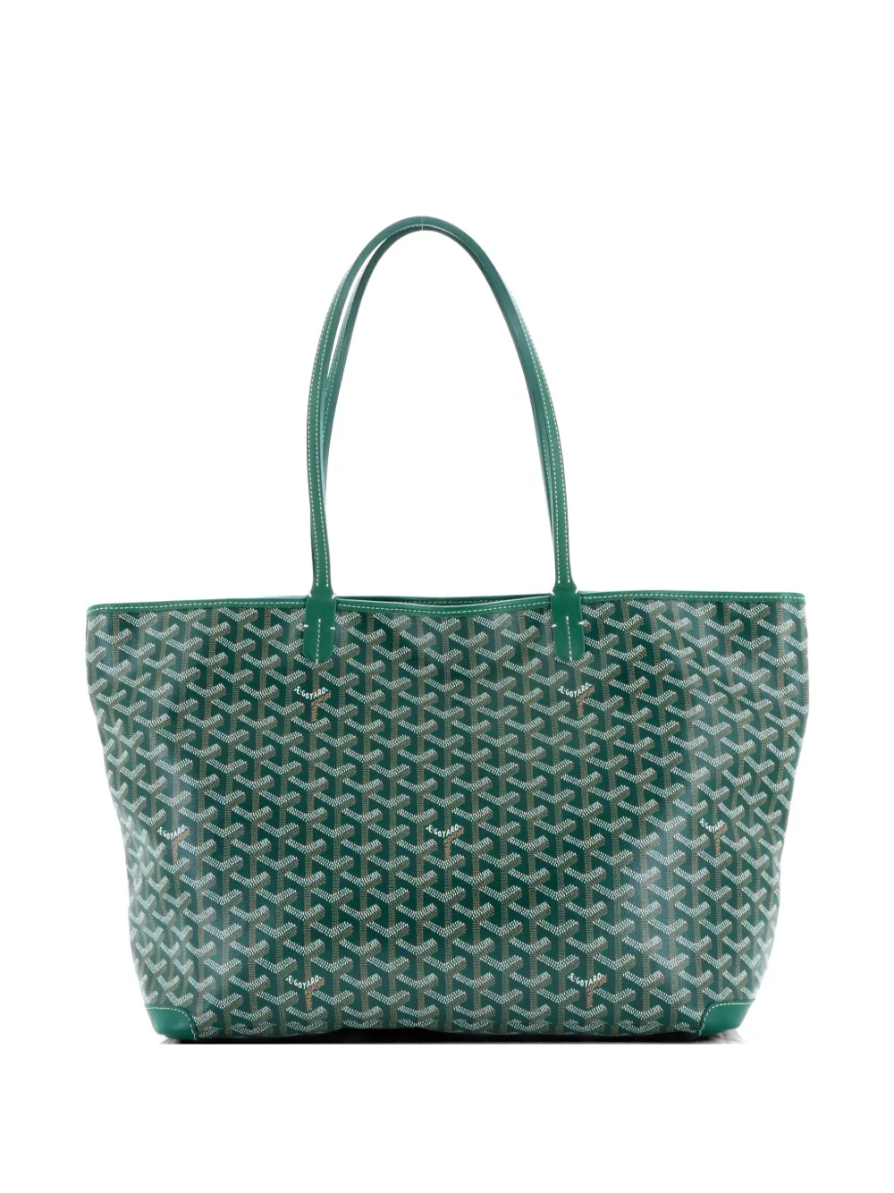 Goyard Pre-Owned Borsa a spalla Artois MM in tela cerata - Verde