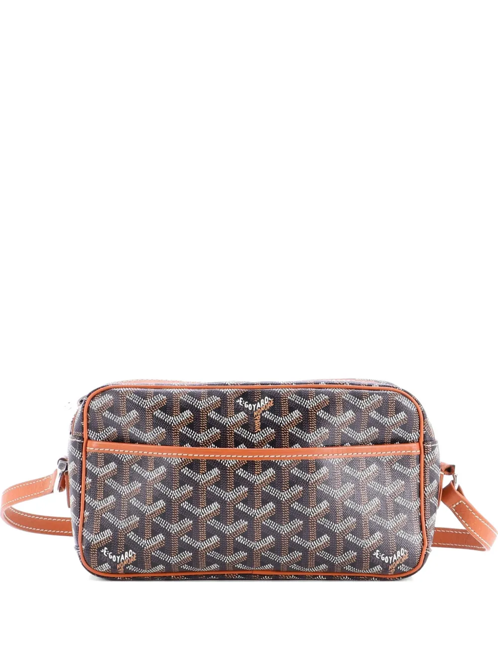 Goyard Pre-Owned Borsa a tracolla Cap Vert in tela cerata - Marrone