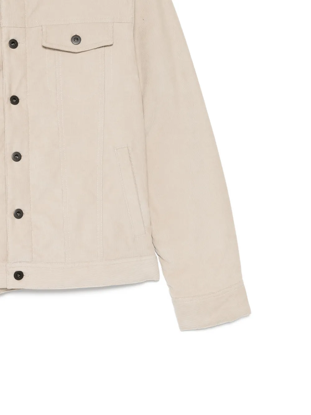James Perse Ribfluwelen jack Beige