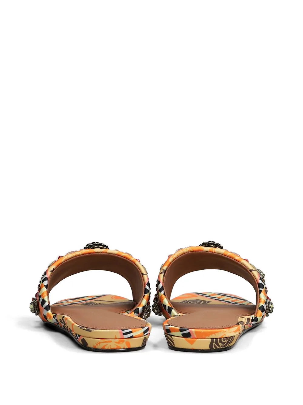 Kurt Geiger London Verfraaide sandalen Geel