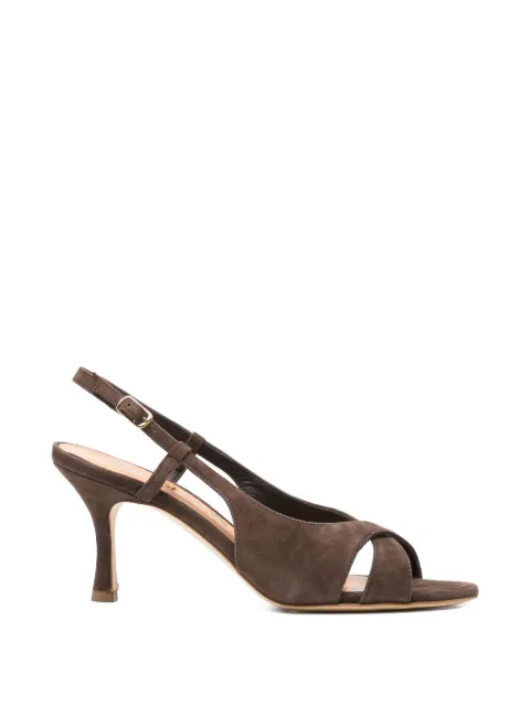 The Seller crossover-strap slingback pumps