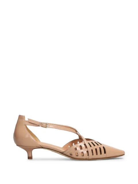 Julie Dee cut-out pointed-toe pumps