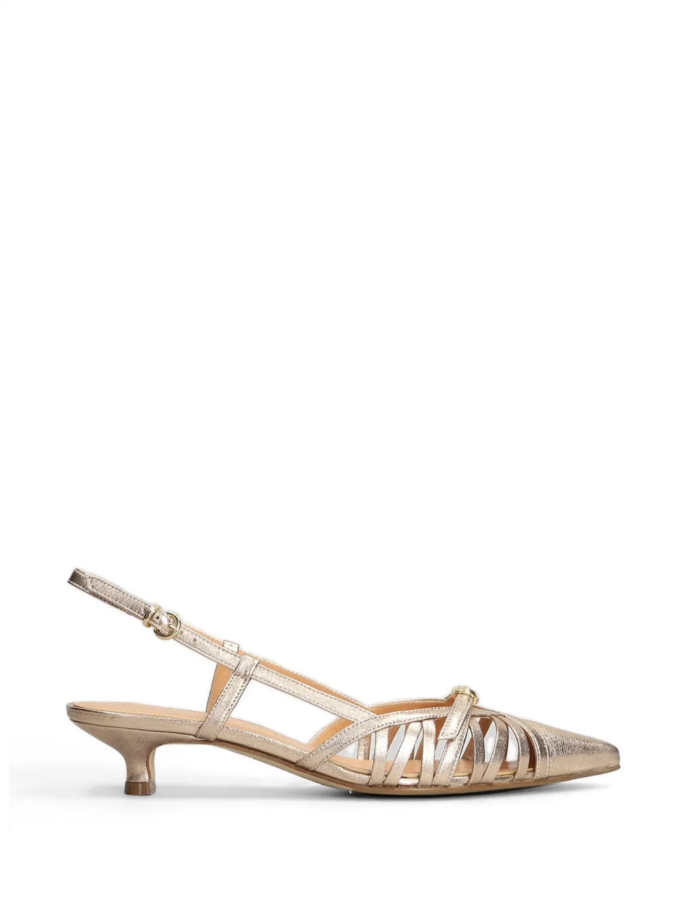 The Seller strappy pointed-toe pumps - Oro