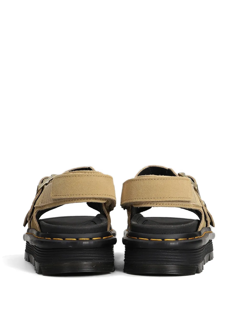 Dr. Martens suede flat sandals Beige