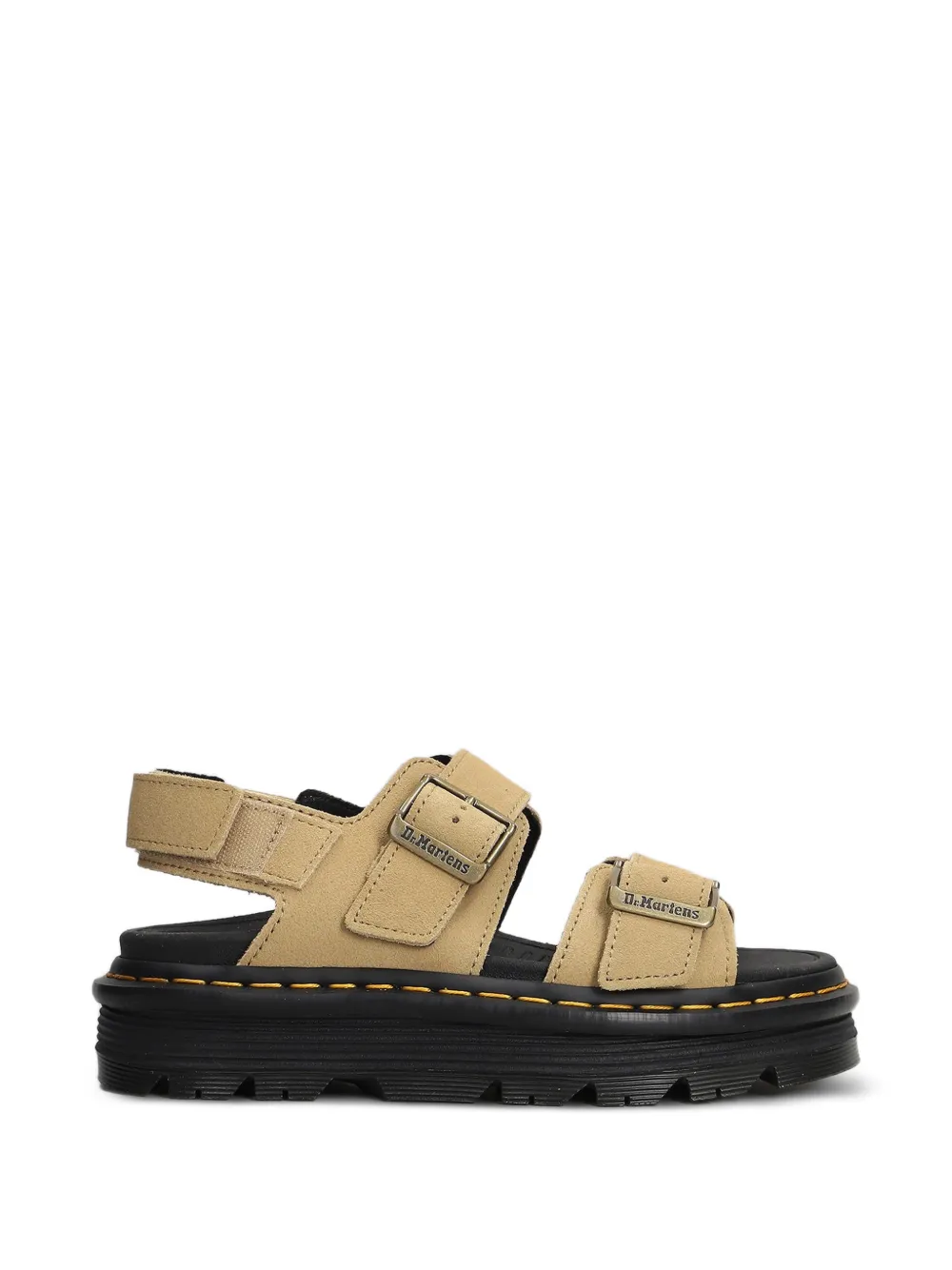 Dr. Martens suede flat sandals - Neutrals
