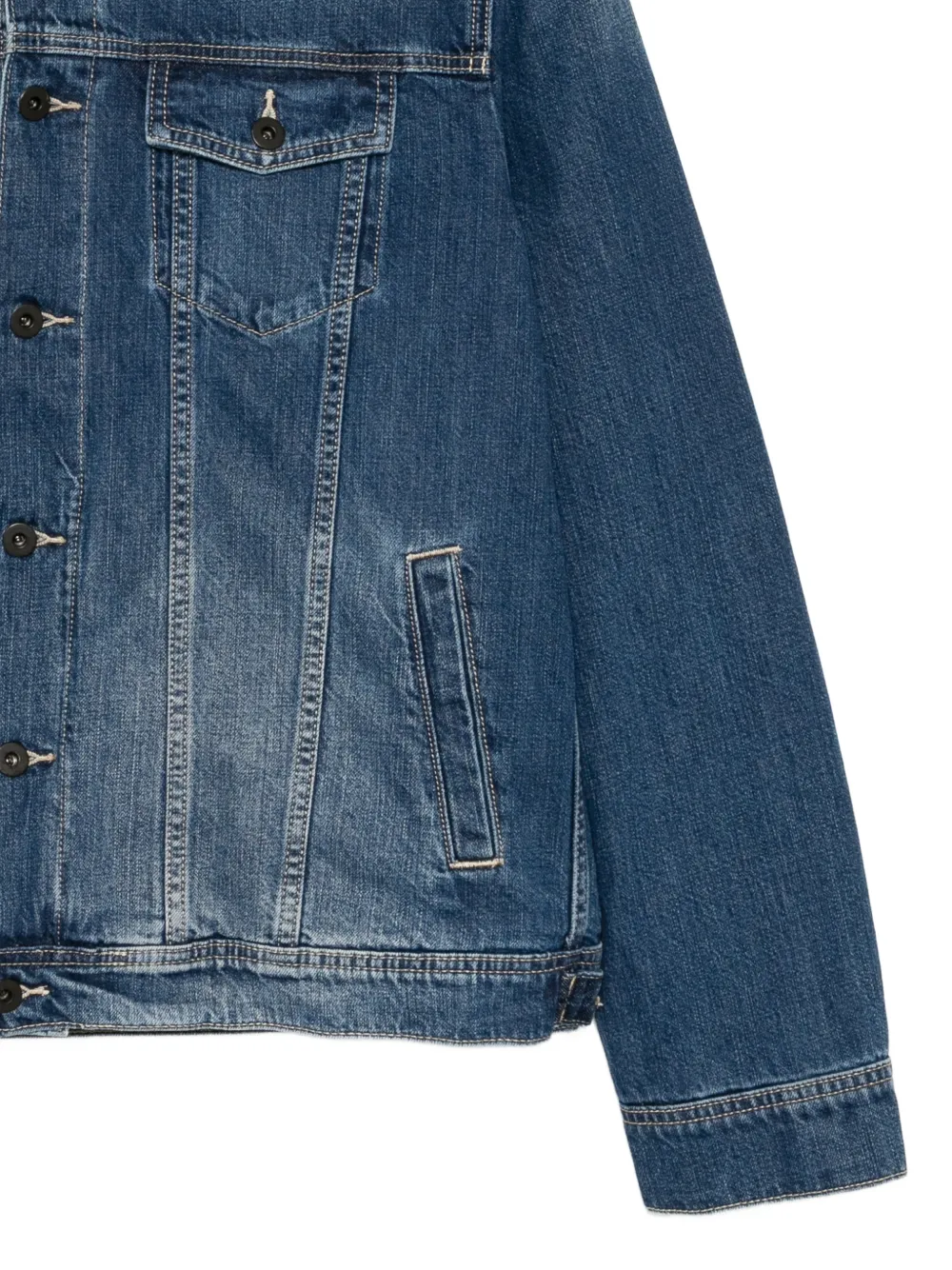 James Perse Denim jack Blauw