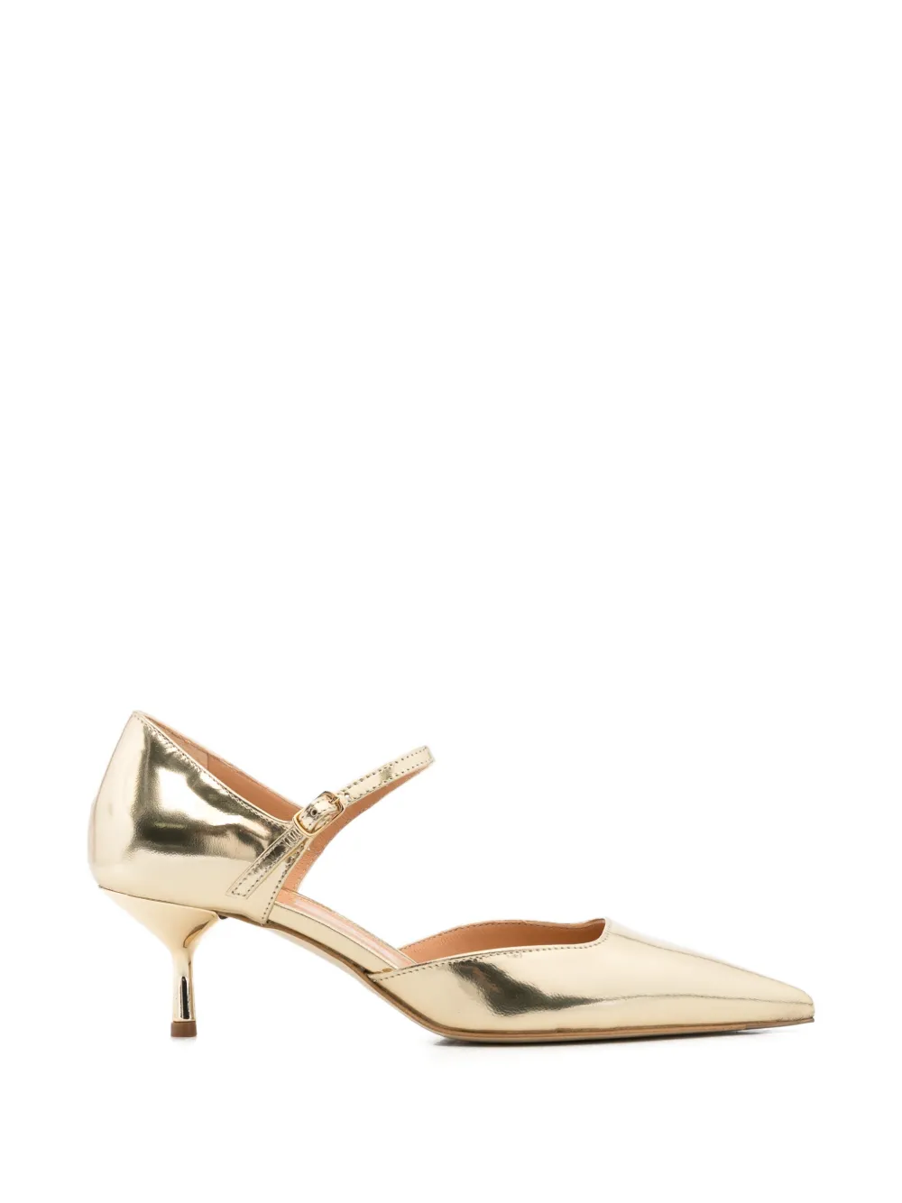 The Seller pointed-toe buckle-strap pumps - Oro