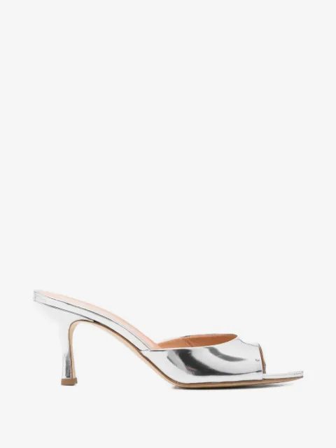 The Seller metallic open-toe mules