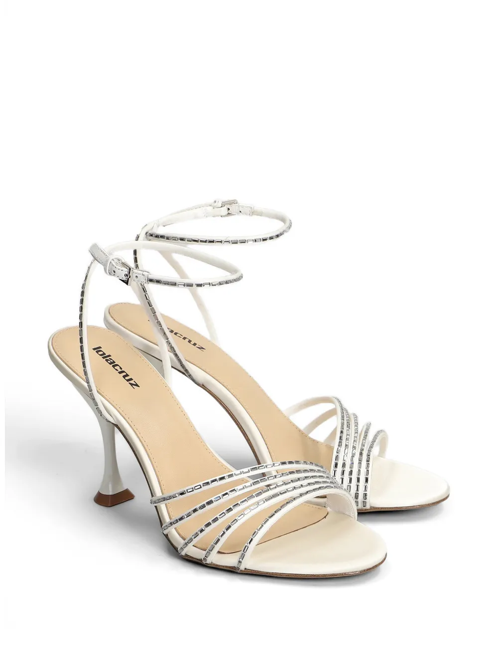 Lola Cruz Emma heeled sandals Wit