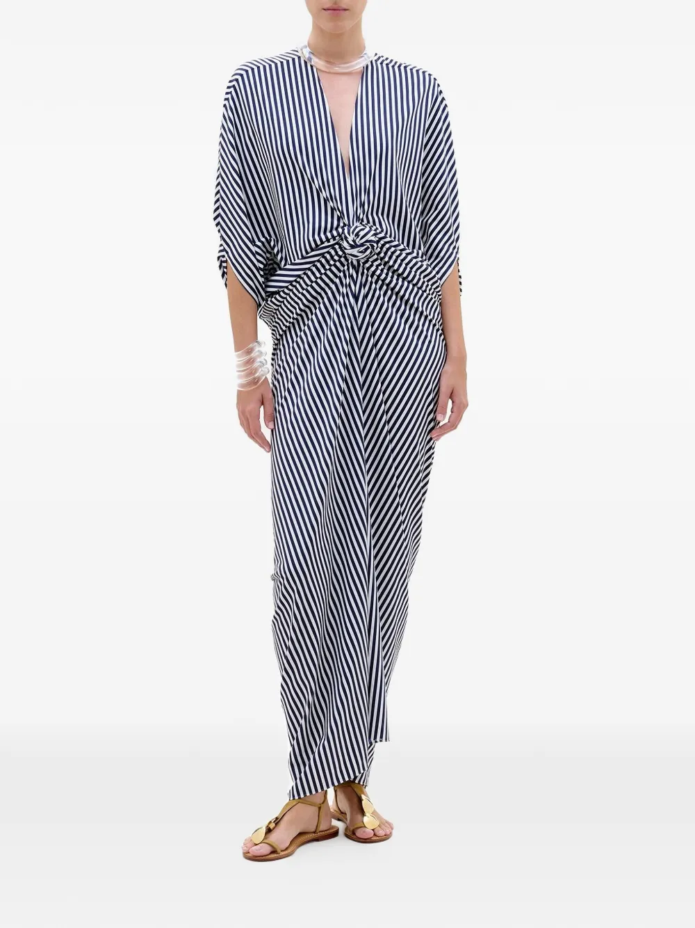 Silvia Tcherassi striped tunic - Blue