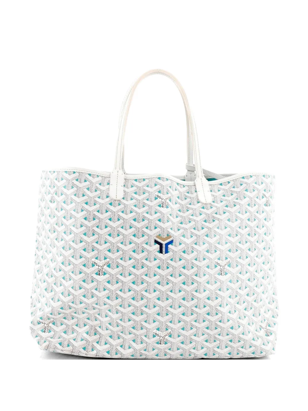 Goyard Pre-Owned Borsa tote Saint Louis Claire Voie PM in tela cerata - Multicolore