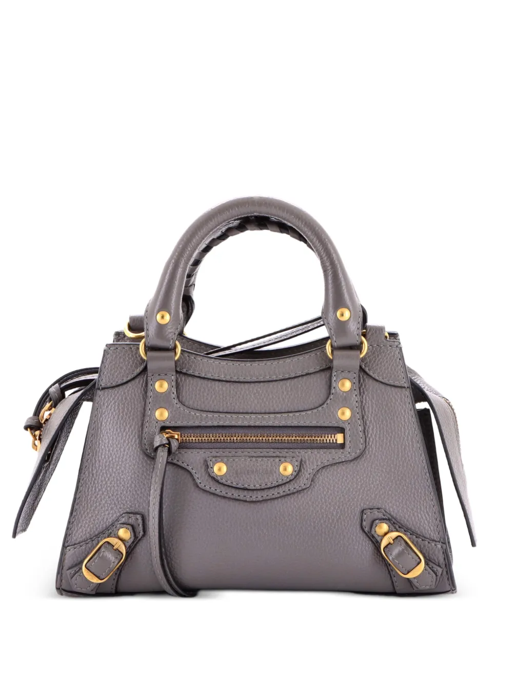 Balenciaga Pre-Owned Neo Classic City Bag Leather Mini shoulder bag - Grey