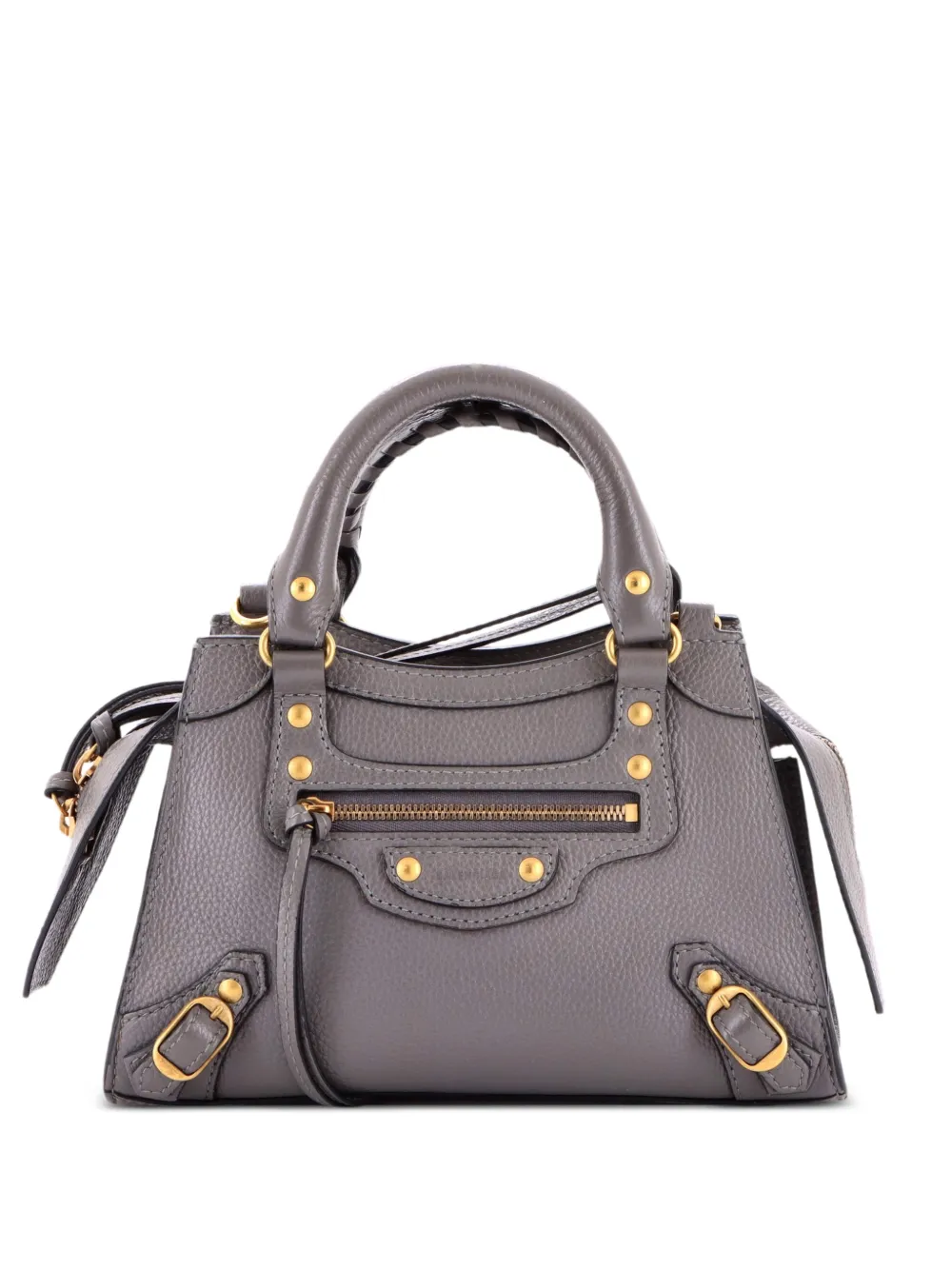 Balenciaga Pre-Owned Neo Classic City Bag Leather Mini shoulder bag - Grigio