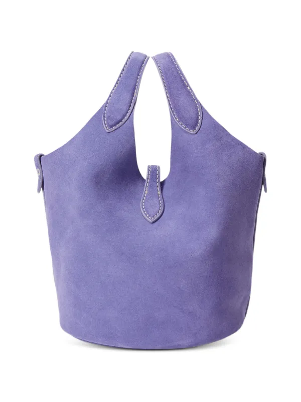 Polo Ralph Lauren Polo Play Leather Tote Bag | Purple | FARFETCH