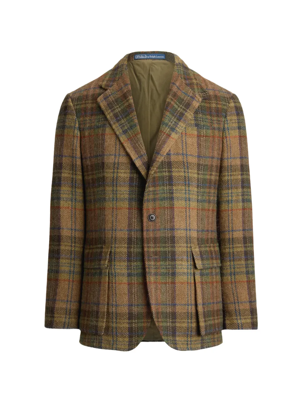 Polo Ralph Lauren The RL67 Tweed-Jacke mit Karo - Braun