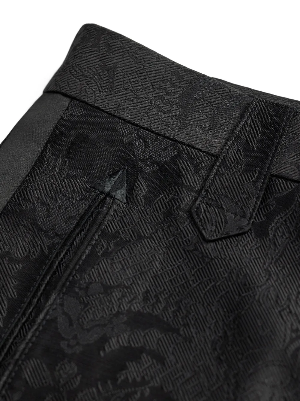 Ralph Lauren RRL Broek met jacquard-patroon van zijdeblend Zwart