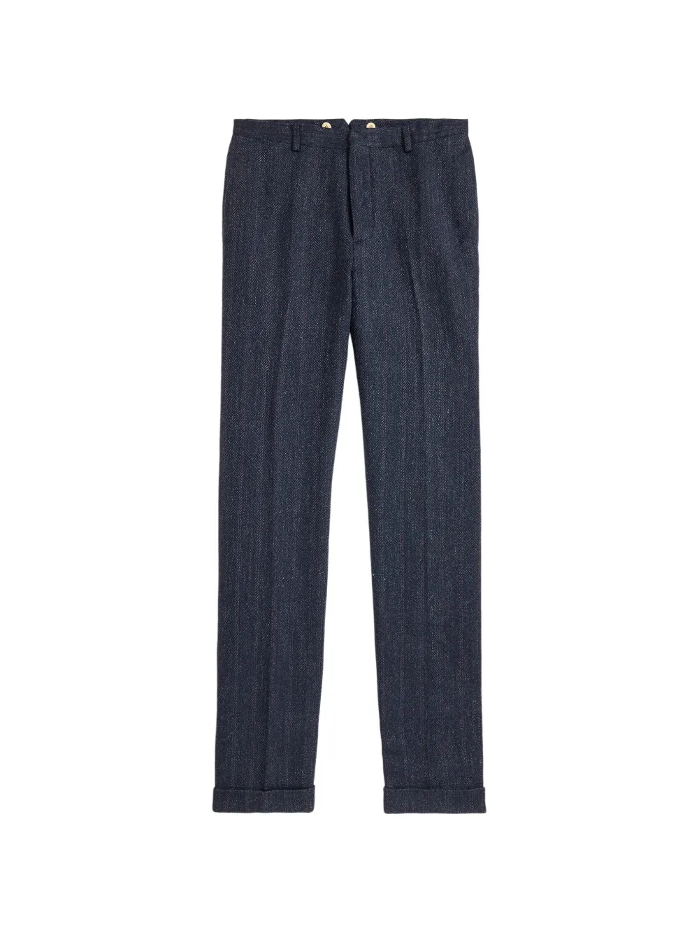Ralph Lauren RRL pantalon à chevrons cintré sur l'arrière - Bleu
