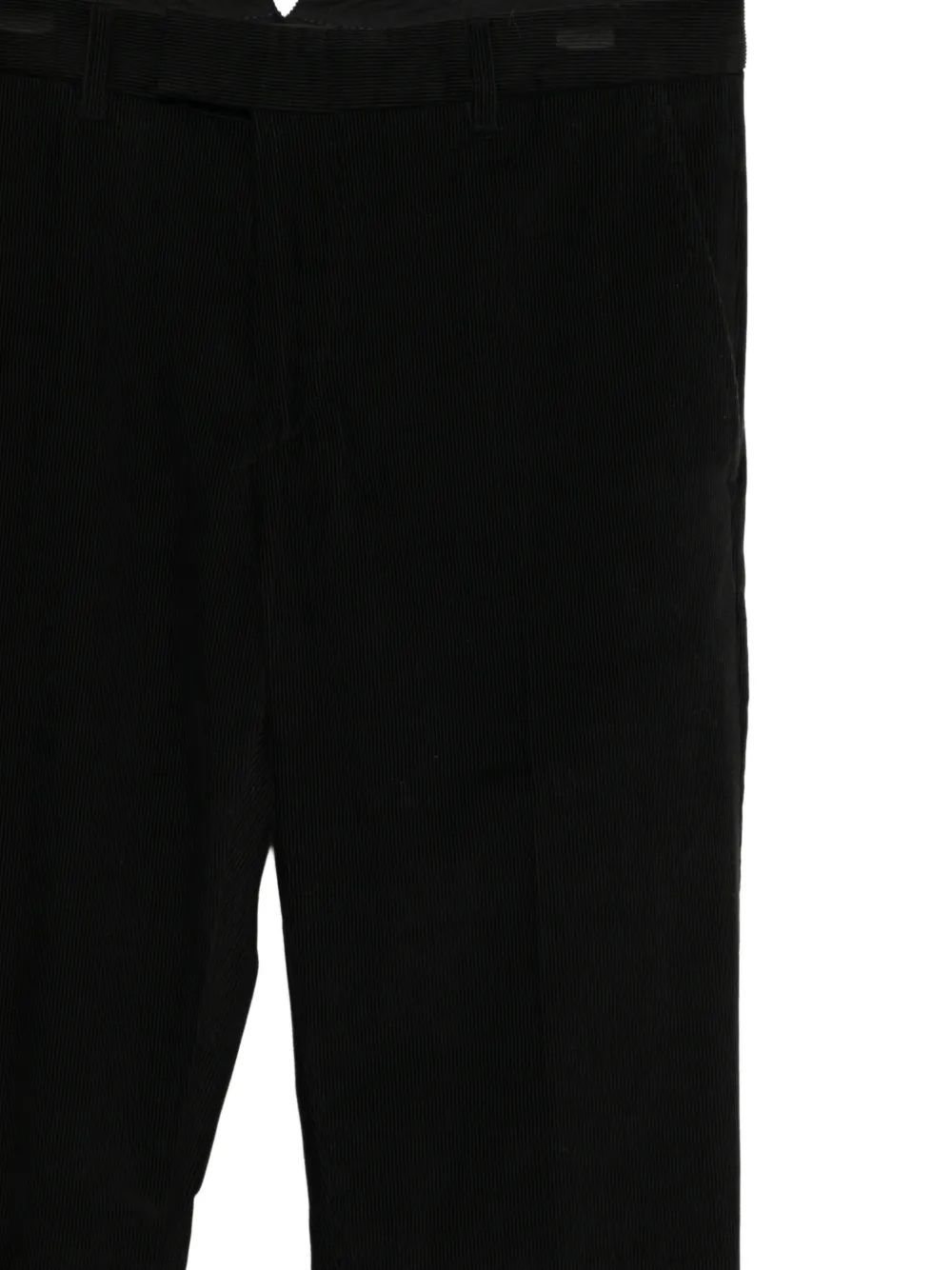 James Perse Ribfluwelen broek Zwart