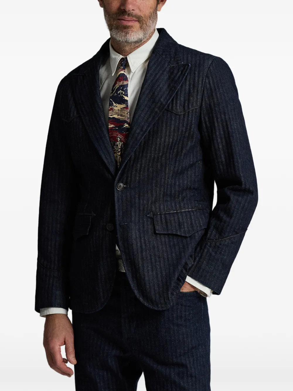Ralph Lauren RRL Blazer Western - Blu