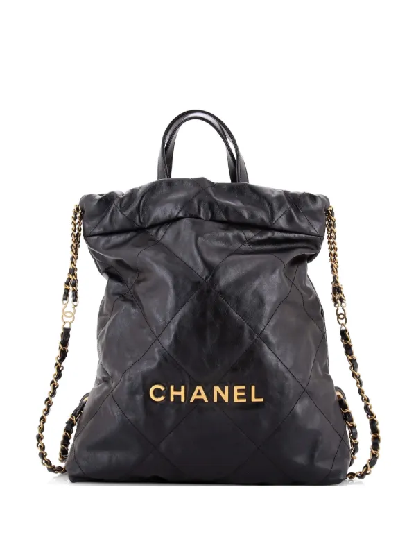 CHANEL Pre-Owned 22 チェーン マトラッセ カーフスキン ミディアム