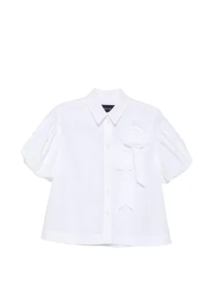 Prada Poplin Shirt | White | FARFETCH