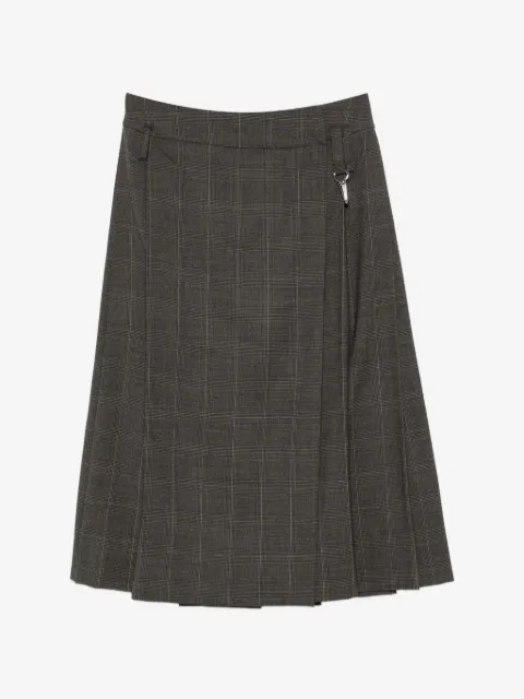 Simone Rocha Prince of Wales check pleated skirt