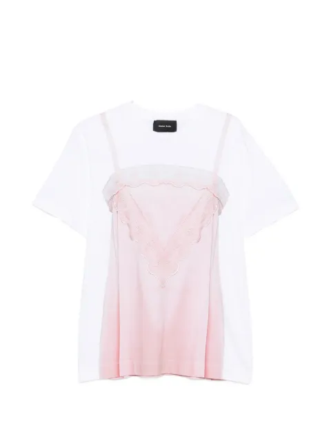 Simone Rocha trompe l'oeil print T-shirt