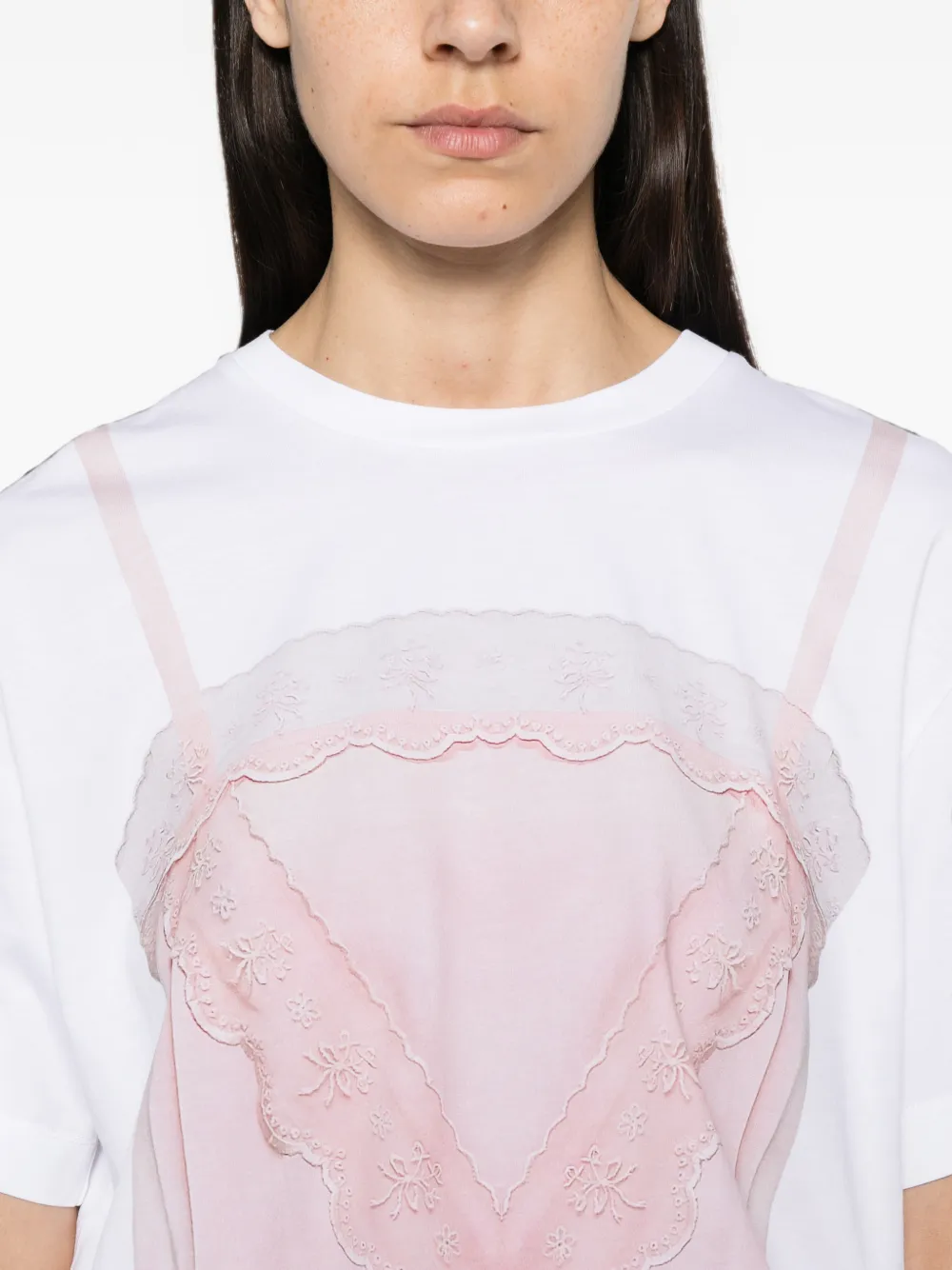 Simone Rocha T-shirt met print Wit