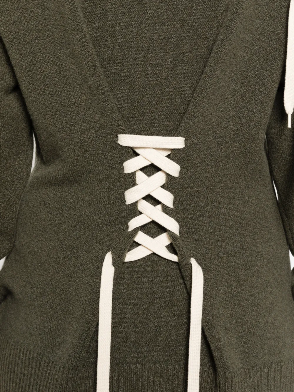 Simone Rocha Vest met gevormd korset Groen