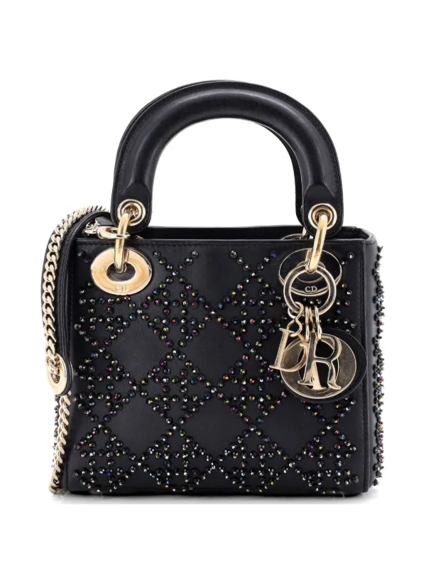 Christian Dior Pre-Owned レディ ディオール チェーン クリスタル 
