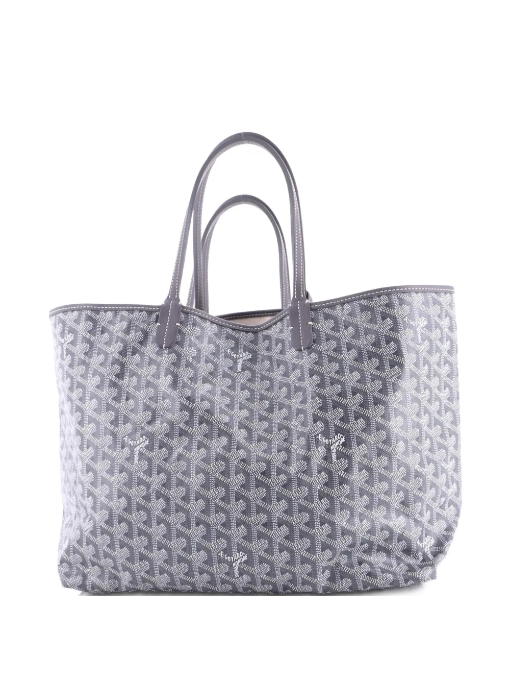 Goyard Pre-Owned Borsa tote Saint Louis PM in tela cerata - Grigio