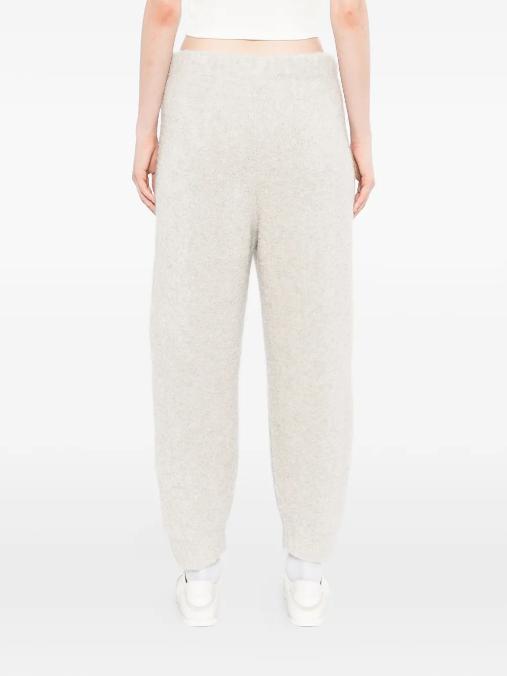 James Perse Bouclé trainingsbroek met trekkoord Beige