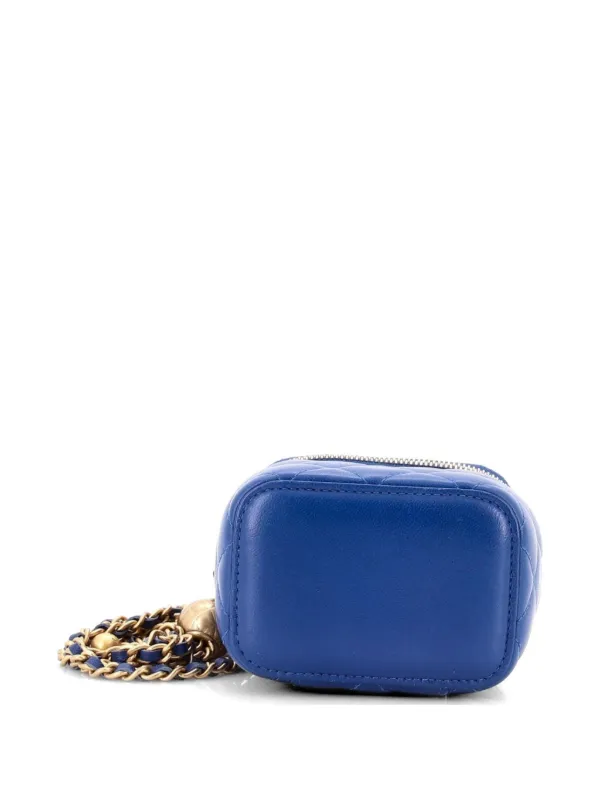 CHANEL Pre-Owned パール クラッシュ バニティケース ウィズ チェーン